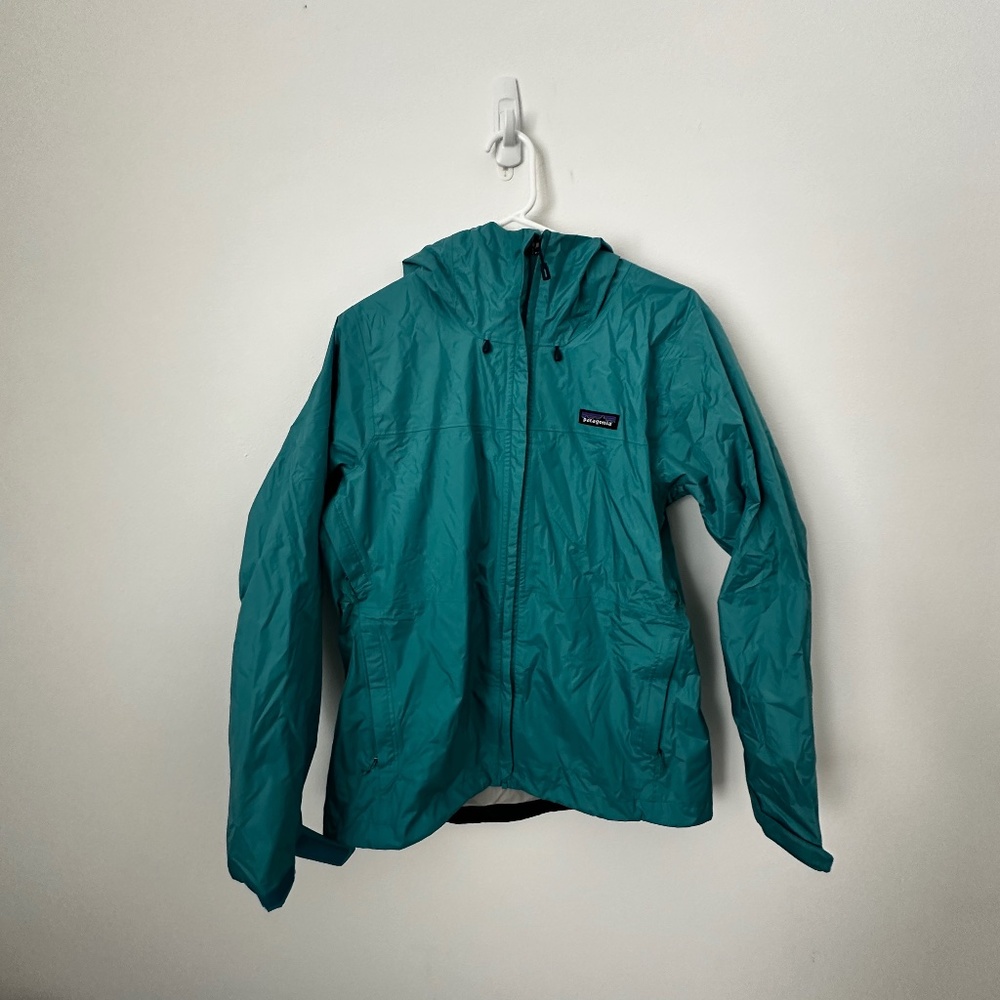 Patagonia Women’s Teal Hooded Utility Jacket